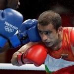 Amit Panghal, a boxer, wins a spot in the 2024 Paris Olympics.
