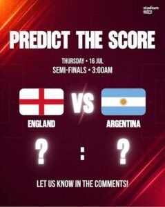⚽ FIFA World Cup 2026 Semi-Final Preview: England vs Argentina